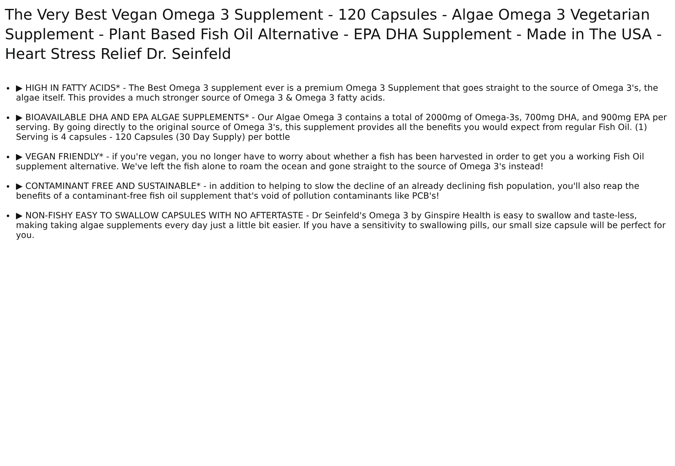An eBay listing description before Klovera: plain text.